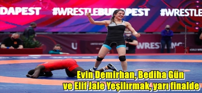  Evin Demirhan, Bediha Gün ve Elif Jale Yeşilırmak, yarı finalde
