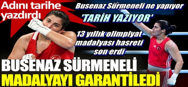 Busenaz Sürmeneli ne yapıyor `TARİH YAZIYOR`