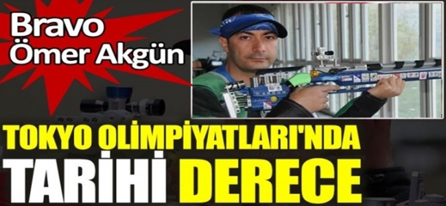 Ömer Akgün, Tokyo 2020`de 4. oldu