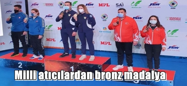  Milli atıcılardan bronz madalya