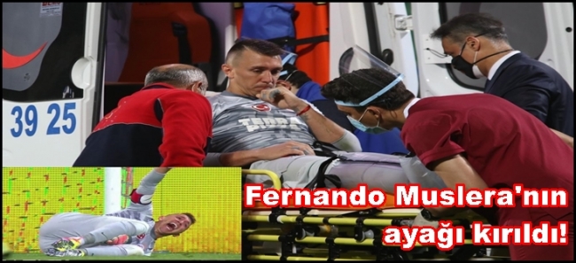  Fernando Muslera`nın ayağı kırıldı! 