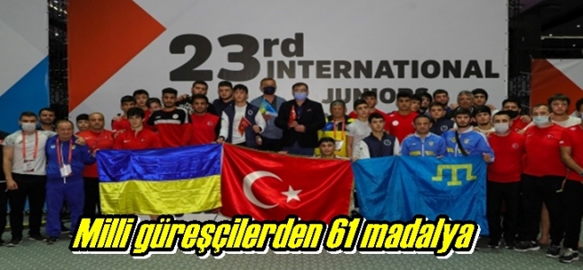  Milli güreşçilerden 61 madalya