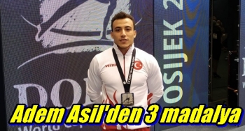  Adem Asil`den 3 madalya