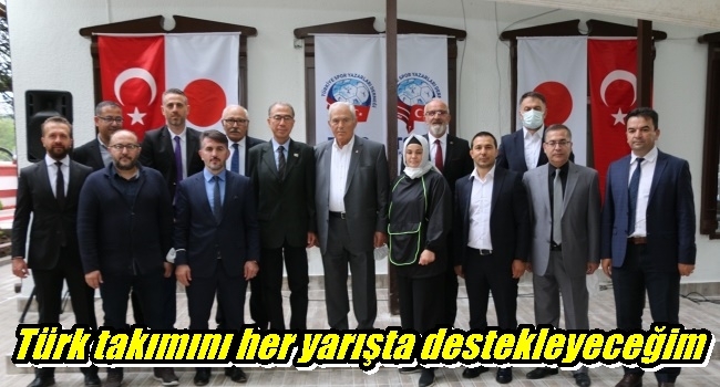  Türk takımını her yarışta destekleyeceğim