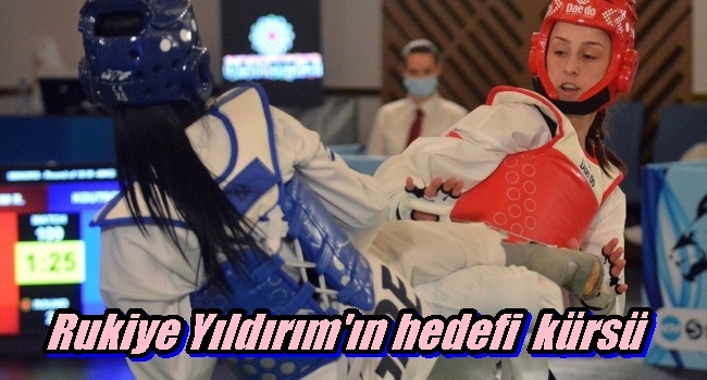 Rukiye Yıldırım`ın hedefi  kürsü