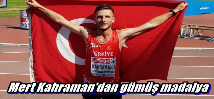  Mert Kahraman`dan gümüş madalya