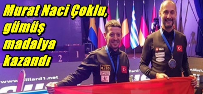 Murat Naci Çoklu, gümüş madalya kazandı.