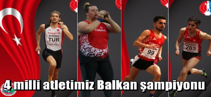 4 milli atletimiz Balkan şampiyonu 
