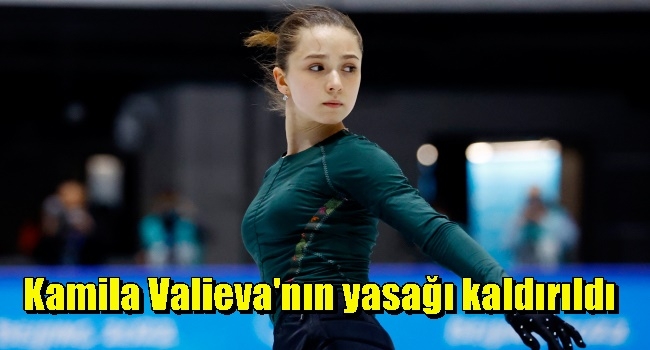 Kamila Valieva`nın yasağı kaldırıldı