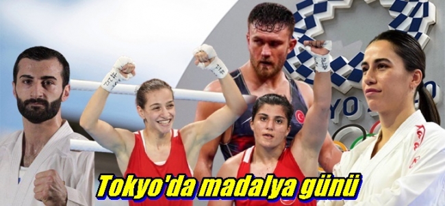 Tokyo`da madalya günü