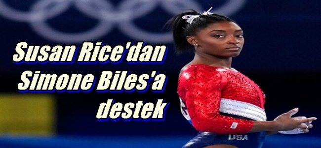  Susan Rice`dan Simone Biles`a destek 
