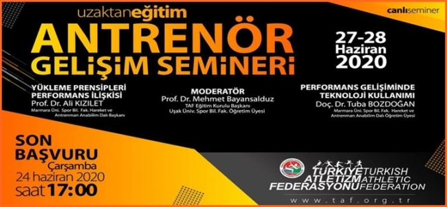  TAF Uzaktan Eğitim Antrenör Gelişim Semineri