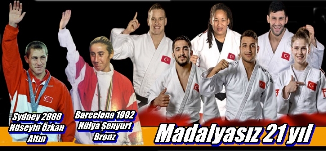 Judo`da. Madalyasız 21 yıl