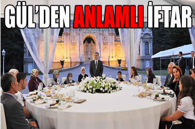 Gül´den anlamlı iftar 