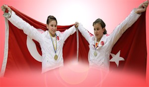 Ayşegül-Şaziye Avrupa Şampiyonu