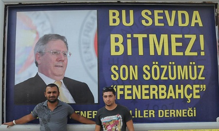 Aziz Yıldırım´a billboardlı destek