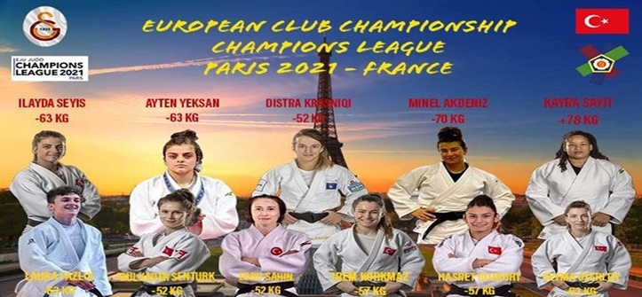 Galatasaray Kadın Judo, Paris`te Şampiyonlar Ligi`nde