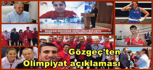 Başkan Eyüp Gözgeç`ten Tokyo Olimpiyat Oyunları  açıklaması.