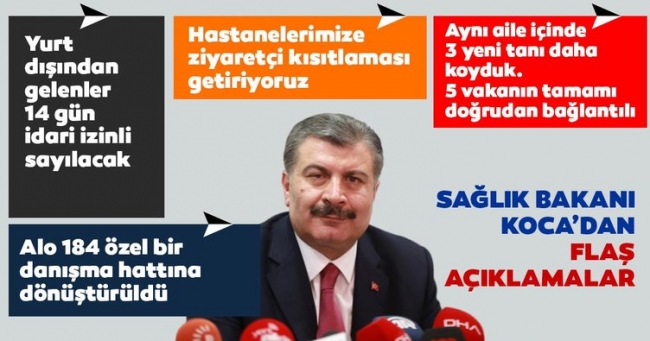  Corona virüsü zirvesi sonrası flaş kararlar