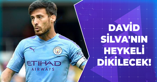  David Silva’nın heykeli dikiliyor