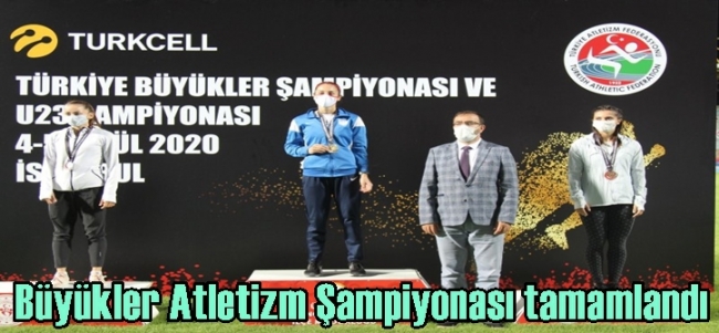  Büyükler Atletizm Şampiyonası tamamlandı