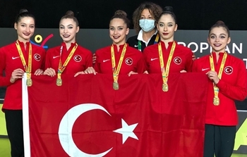 Ritmik Cimnastik Grup Milli Takımımız Avrupa Şampiyonu oldu.