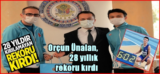  Orçun Ünalan, 28 yıllık rekoru kırdı