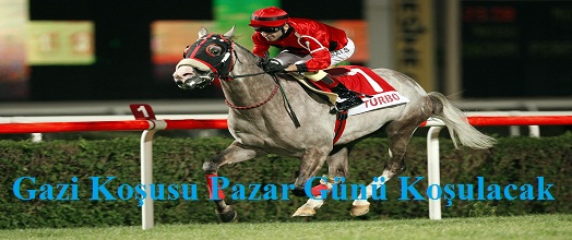 Gazi Koşusu Pazar Günü