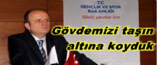 Gövdemizi taşın altına koyduk