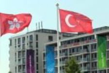 Bayrağımız göndere çekildi