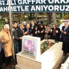 Gaffar Okkan mezarı başında anıldı