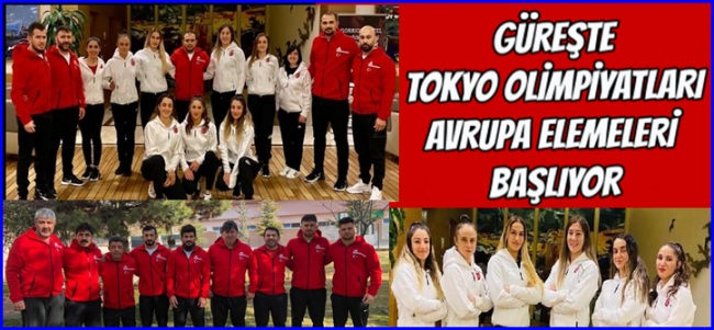 Güreşte olimpiyat elemeleri heyecanı 