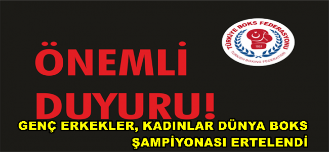 Türkiye Boks Federasyonu Eyüp Gözgeç, Boks`ta erteleme