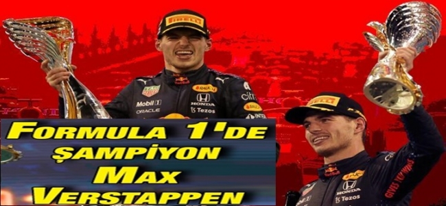 Formula 1`de şampiyon Max Verstappen